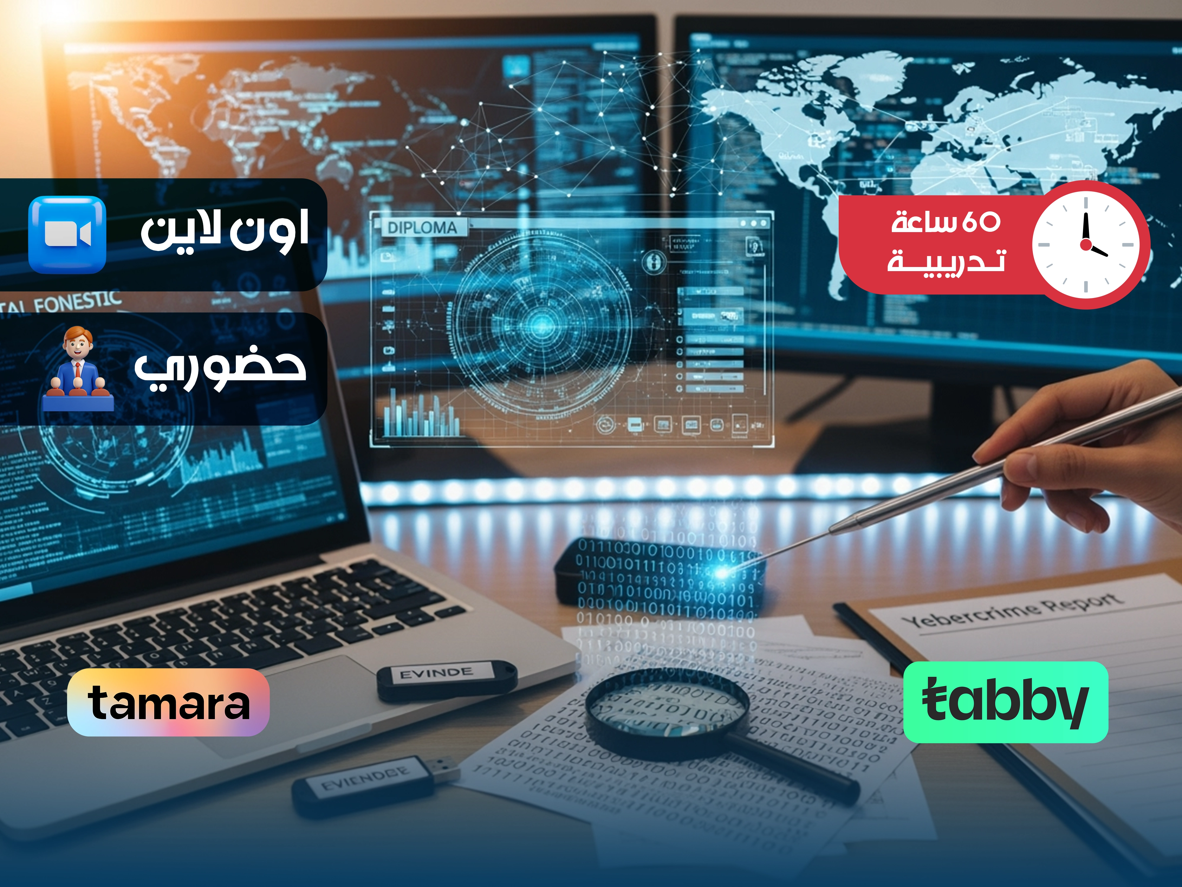 البرنامج التدريبي في الجریمة السیبرانیة والتحقیق الرقمي